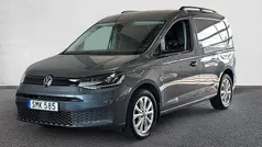 Grå Begagnad 2021 VW Caddy Minibuss | 239 900 kr (Marknadspris)