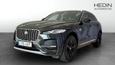 Svart (black) Begagnad 2021 Jaguar F-Pace S SUV | 439 900 kr (Marknadspris)