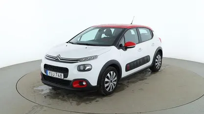 Vit Begagnad 2018 Citroën C3 PureTech Sedan | 98 000 kr (Marknadspris)