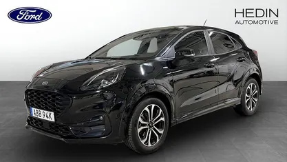 Svart Begagnad 2022 Ford Puma ST-Line Sportkupé | 209 900 kr (Marknadspris)