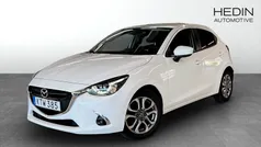 Vit (white) Begagnad 2018 Mazda 2 Halvkombi | 149 900 kr (Marknadspris)
