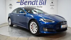 Blå Begagnad 2020 Tesla Model S Performance Sedan | 519 500 kr (Marknadspris)