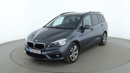 Grå Begagnad 2016 BMW 218 Gran Tourer Advantage Minibuss | 133 000 kr (Marknadspris)
