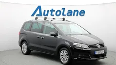 Svart Begagnad 2016 VW Sharan Minibuss | 279 900 kr (Marknadspris)