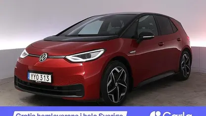 Röd Begagnad 2022 VW ID.3 Pro Performance Halvkombi | 234 900 kr (Bra pris)