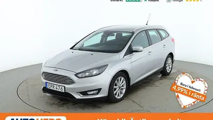 Grå Begagnad 2015 Ford Focus Titanium Kombi | 83 000 kr (Marknadspris)