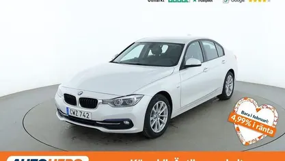 Vit Begagnad 2016 BMW 318 Sport Line Sedan | 142 000 kr (Marknadspris)