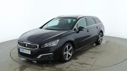 Svart Begagnad 2017 Peugeot 508 GT Kombi | 138 000 kr (Marknadspris)