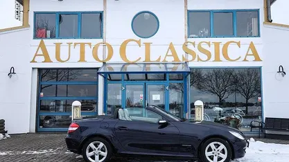 Begagnad Mercedes SLK200 163 HK (119 kW) 2005 Mörkblå metallic Cab