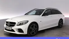 Vit Begagnad 2021 Mercedes C300e AMG Kombi | 264 900 kr (Marknadspris)