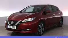 Röd Begagnad 2021 Nissan Leaf 360º Halvkombi | 198 900 kr (Bra pris)