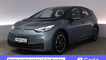 Begagnad VW ID.3 Pro Performance 150 kW (204 HK) 2020 Blå Halvkombi