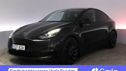 Svart Begagnad 2022 Tesla Model Y Performance SUV | 344 990 kr (Marknadspris)