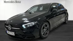 Svart (black) Begagnad 2018 Mercedes A180 AMG Halvkombi | 234 900 kr (Marknadspris)