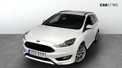 Vit (white) Begagnad 2018 Ford Focus ST-Line Kombi | 149 900 kr (Bra pris)