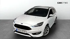 Vit (white) Begagnad 2018 Ford Focus ST-Line Kombi | 149 900 kr (Bra pris)