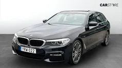 Svart Begagnad 2018 BMW 520 M Sport Kombi | 234 900 kr (Marknadspris)