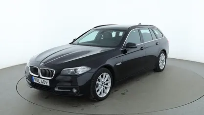 Svart Begagnad 2015 BMW 520 Kombi | 163 000 kr (Marknadspris)