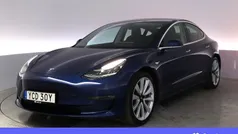Blå Begagnad 2020 Tesla Model 3 Long Range Sedan | 287 900 kr (Bra pris)