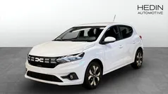 Vit (white) Ny 2025 Dacia Sandero Expression Halvkombi | 219 900 kr (Bra pris)