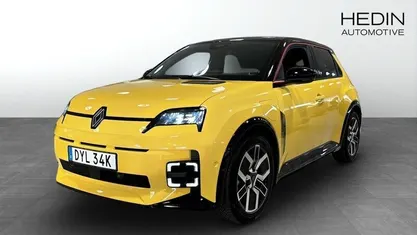 Ny Renault R5 Iconic 110 kW (150 HK) 2025 Gul Halvkombi