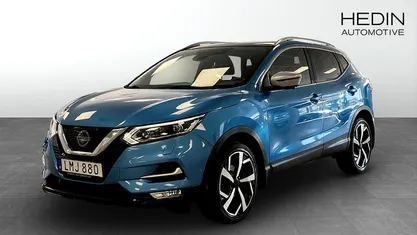 Blå (blue) Begagnad 2017 Nissan Qashqai Tekna SUV | 124 800 kr (Bra pris)