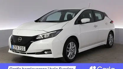 Vit Begagnad 2022 Nissan Leaf 360º Halvkombi | 182 900 kr (Bra pris)