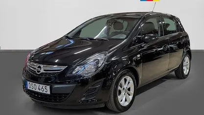 Svart Begagnad 2014 Opel Corsa Enjoy Plus Halvkombi | 69 500 kr