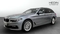 Blå Begagnad 2018 BMW 520 Sport Line Kombi | 224 900 kr (Marknadspris)