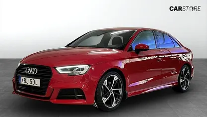 Röd Begagnad 2019 Audi A3 S-Line Sedan | 249 900 kr (Lite dyr)