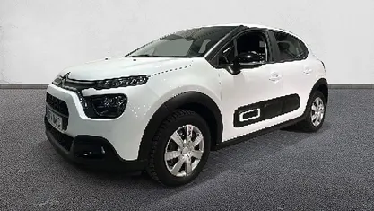 Vit Begagnad 2021 Citroën C3 PureTech Halvkombi | 114 900 kr (Marknadspris)
