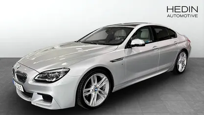 Silver metallic Begagnad 2015 BMW 640 M Sport Sportkupé | 369 000 kr (Marknadspris)