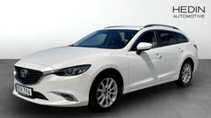 Vit (white) Begagnad 2016 Mazda 6 Kombi | 179 900 kr (Marknadspris)