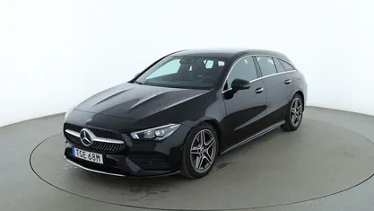 Svart Begagnad 2019 Mercedes CLA200 Shooting Brake AMG line Kombi | 267 000 kr (Marknadspris)