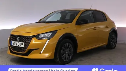 Gul Begagnad 2022 Peugeot e-208 Allure Halvkombi | 187 990 kr (Marknadspris)