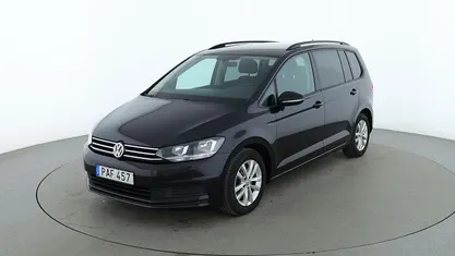 Svart Begagnad 2016 VW Touran Minibuss | 147 000 kr (Marknadspris)