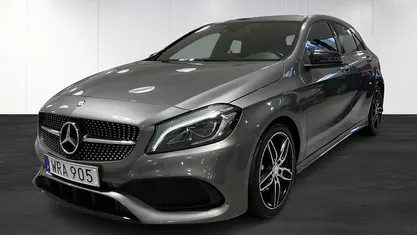 Grå Begagnad 2016 Mercedes A180 AMG Halvkombi | 169 900 kr (Marknadspris)