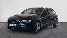 Svart Begagnad 2017 Audi A3 Sportback Halvkombi | 144 900 kr (Marknadspris)