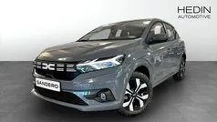 Vit (white) Ny 2025 Dacia Sandero Expression Halvkombi | 219 900 kr (Marknadspris)