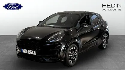 Svart (black) Begagnad 2022 Ford Puma ST-Line SUV | 209 000 kr (Marknadspris)