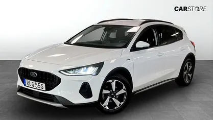 Vit (white) Begagnad 2022 Ford Focus Active Halvkombi | 169 900 kr (Superpris)