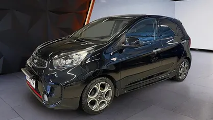 Begagnad Kia Picanto 86 HK (63 kW) 2015 Svart Halvkombi