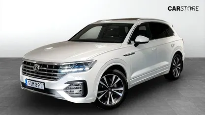 Begagnad VW Touareg R-line 286 HK (210 kW) 2020 Vit SUV