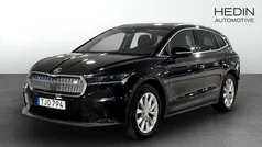 Svart (black) Begagnad 2021 Skoda Enyaq iV SUV | 389 900 kr (Marknadspris)