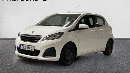 Vit Begagnad 2014 Peugeot 108 Halvkombi | 39 800 kr (Marknadspris)