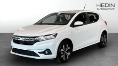 Vit (white) Ny 2025 Dacia Sandero Expression Halvkombi | 219 900 kr (Bra pris)