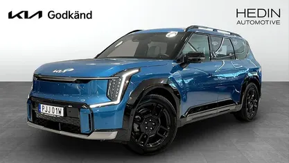 Blå Begagnad 2023 Kia EV9 Edition 7 SUV | 719 900 kr (Marknadspris)