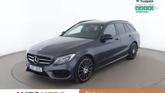 Grå Begagnad 2016 Mercedes C220 AMG line Kombi | 201 000 kr (Marknadspris)