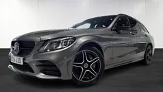 Grå (grey) Begagnad 2021 Mercedes C300e AMG line Kombi | 309 900 kr (Marknadspris)
