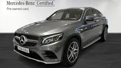 Svart Begagnad 2018 Mercedes GLC220 AMG Sportkupé | 349 900 kr (Marknadspris)